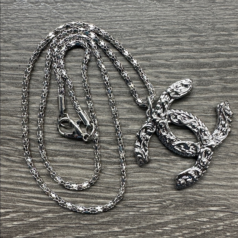 Diamond Cut Rope Chain with Pendant